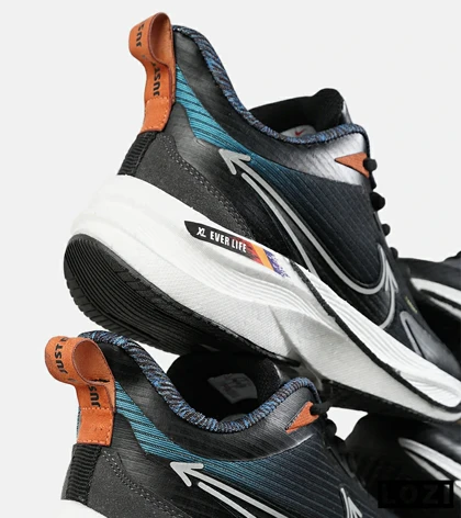 کفش کتانی مردانه و زنانه مشکی سرمه ای نایک NIKE PEGASUS target مدل 7190