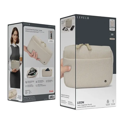 کیف دستی لولو مدل LEVELO LEON TECH ORGANIZER POUCH