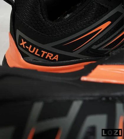 کفش کتانی مشکی طوسی نارنجی سالومون Salomon X ULTRA