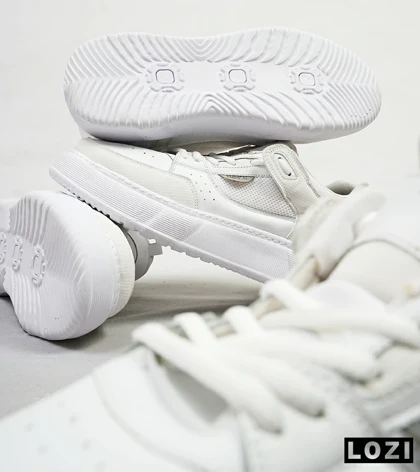 کفش کتانی مردانه سفید PULL & BEAR