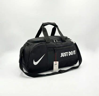 خرید ساک ورزشی نایک طرح Just Do It (کد 071) جاکفشی دار و ضد ترک