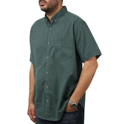 پیراهن آستین کوتاه لینن مردانه مدل 6215937