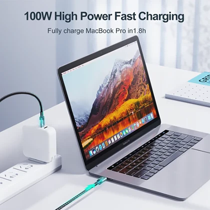 کابل تایپ سی 100 وات جویروم Joyroom مدل S-A10 طول 1.2 متر