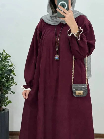 پیراهن مانتویی پاییزه رایلی