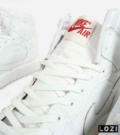 کفش کتانی ساق‌دار سفید مردانه NIKE travis scott