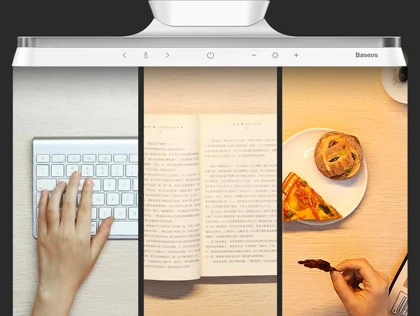 چراغ مطالعه شارژی مگنتی بیسوس Baseus Magnetic Stepless Dimming Charging Desk Lamp Pro DGXC-02