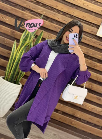مانتو کتی یقه برگردون