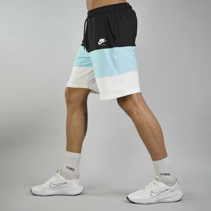 شلوارک ورزشی مردانه نایک مدل VHD-Dri Fit-3G1187 آبی روشن