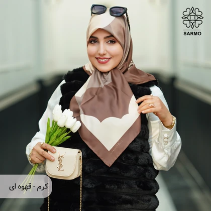 روسری ساتن ابریشم ابرا