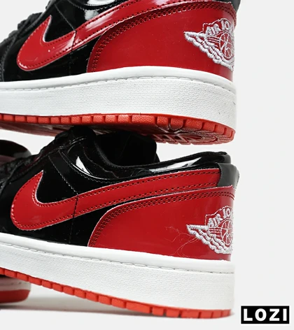 کفش کتانی مردانه و زنانه مشکی قرمز NIKE jordan 1 مدل 6587