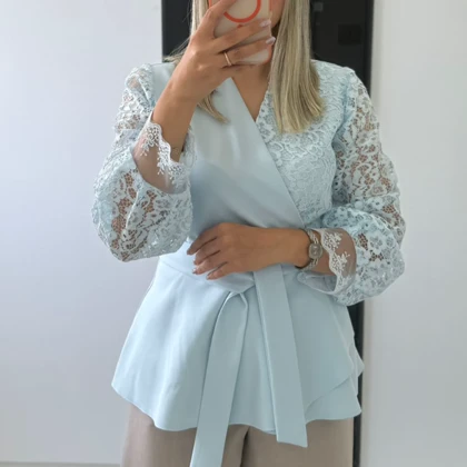 شومیز مجلسی زنانه مدل چپ و راستی