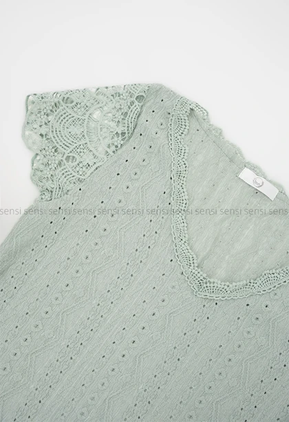 تاپ آستین گیپور کد1002171