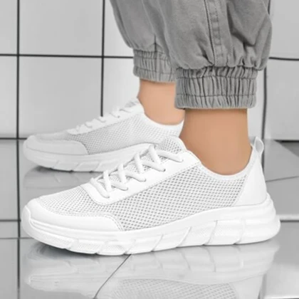 کفش ورزشی تابستانی مردانه آدیداس سفید مدل Ador ویژه