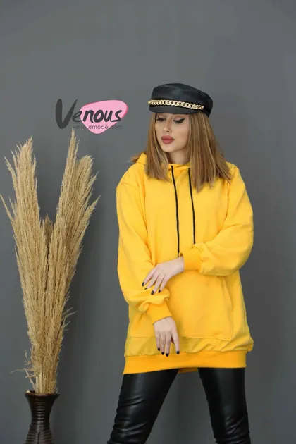 هودی بلند کلاهدار