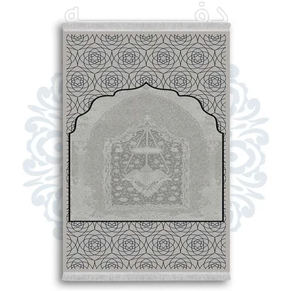 فرشینه از جنس پارچه هازان مخمل ترک طرح سجاده برند دفه کد DSJ 53
