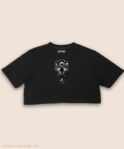 کراپ زنانه طرح مرگ و کینگ