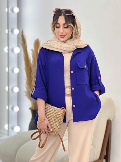 شومیز تک جیب سیما