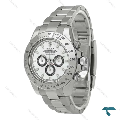 ساعت رولکس دیتونا مردانه سیلور صفحه سفید Rolex-8314-G