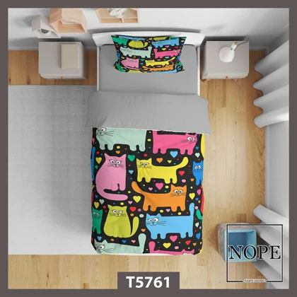 روتختی کودک طرح گربه ها مدل T5761