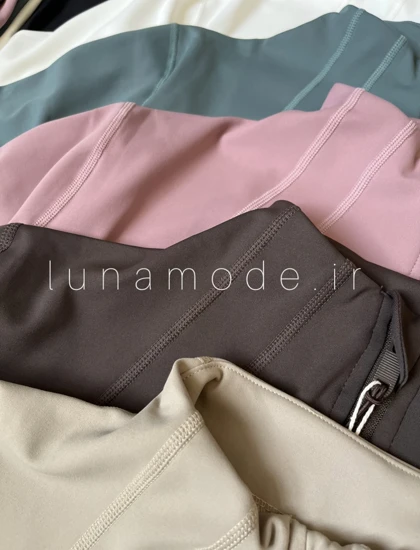 سویشرت ورزشی زنانه فلامنت یقه گرد برش‌دار