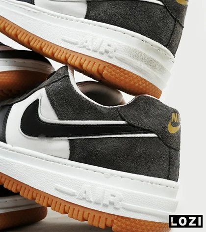 کفش کتانی مردانه و زنانه مشکی طوسی نایک NIKE AIR FORCE مدل 4191