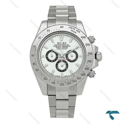 ساعت رولکس دیتونا مردانه سیلور صفحه سفید Rolex-8314-G