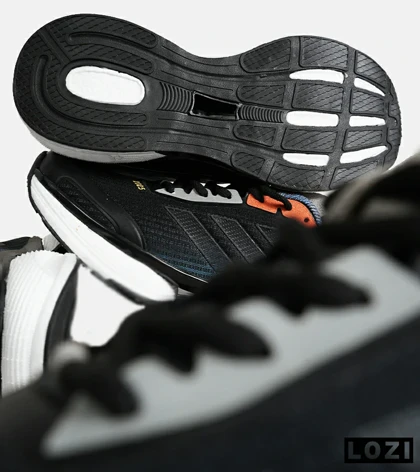 کفش کتانی مردانه و زنانه سرمه ای مشکی Adidas PureBoost v02