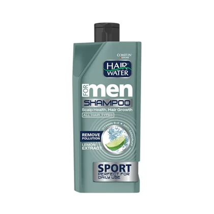 شامپو مردانه ضد شوره و حجم‌دهنده هیر واتر – مناسب انواع مو | حجم 410ml