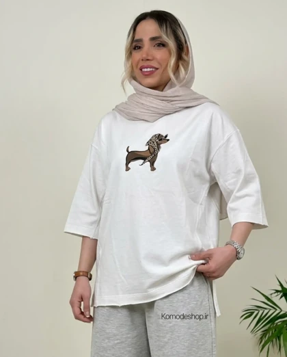 تیشرت باکسی زنانه مدل سامر