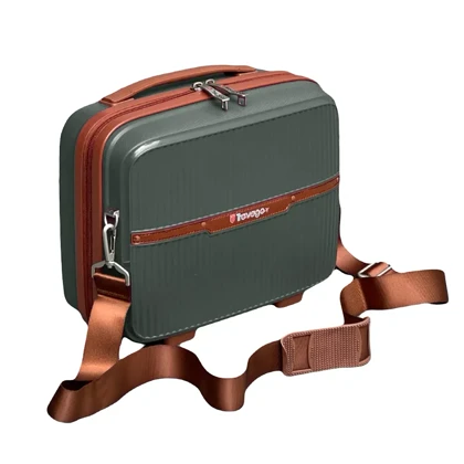 چمدان نشکن تراولگو مدل TRAVEL GO - TV7575 TRIP TIME SERIES سری 4 عددی ( به همراه چمدان آرایشی هدیه )