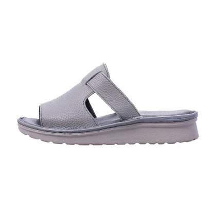 صندل طبی چرم طبیعی ماکسیم مدل کمند gray