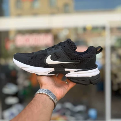 کتانی نایک V2K مشکی سفید کد 6195