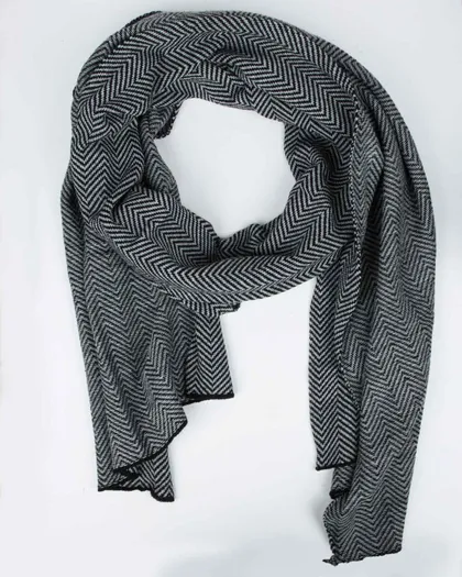 شال بافت طرح دار