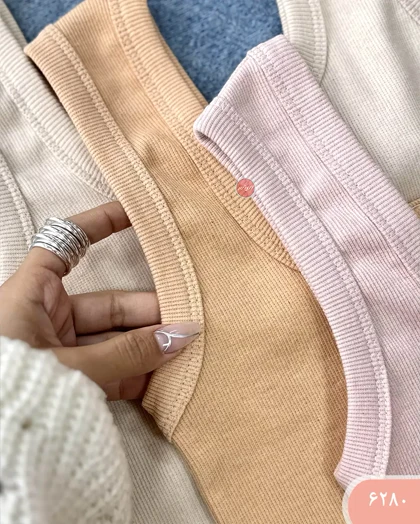 کراپ تاپ یقه خشتی 6280