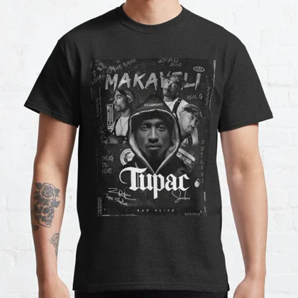 تیشرت لانگ 2PAC طرح Tupac Shakur Classic T-Shirt کد 189946