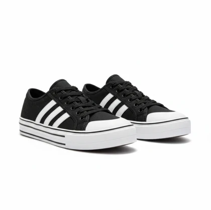 کفش کتانی ونس سه خط مشکی کد 294922