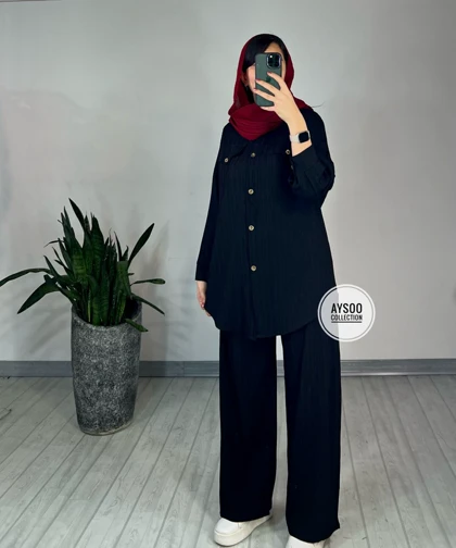 ست مانتو شلوار ماکان