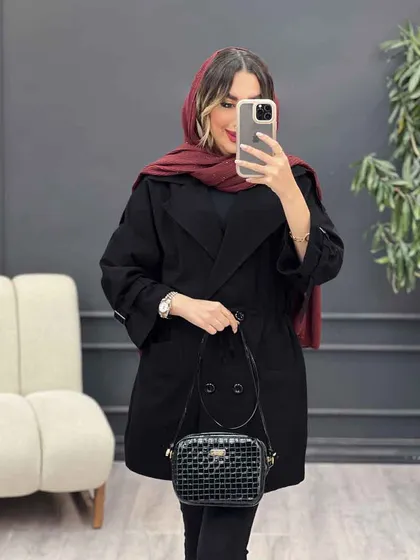مانتو چهار دکمه صحرا