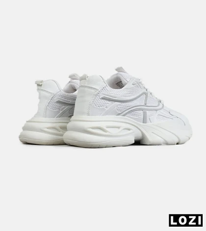 کفش کتانی مردانه و زنانه سفید BALENCIAGA runner sneaker مدل 7897