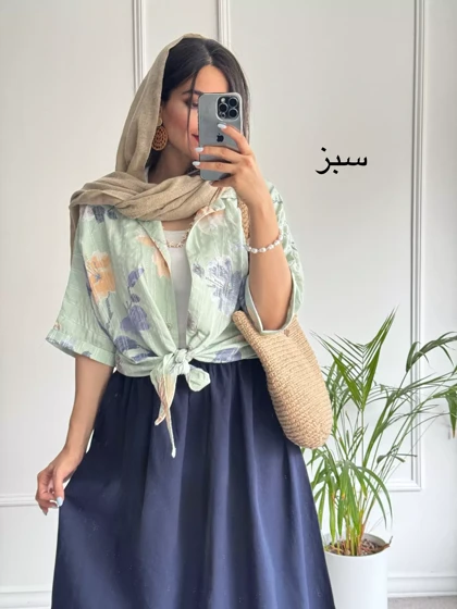 شومیز گره‌ای گندم