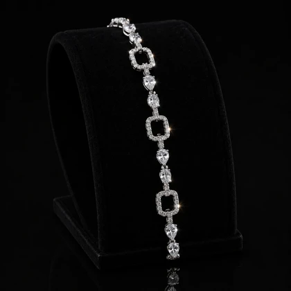 دستبند ژوپینگ طرح جواهر کدdxu1066 گالری زیورآلات آوآرین