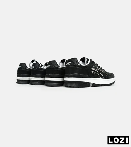 کفش کتانی مردانه مشکی سفید ASICS TIGER RUNNER II