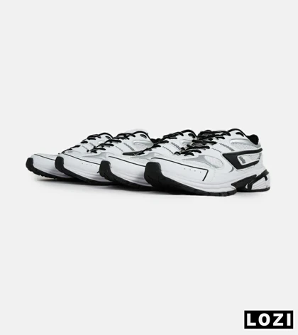 کفش کتانی مردانه سفید مشکی DIESEL S-SERENDIPITY SPORT مدل 5817