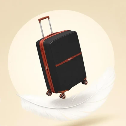 چمدان نشکن تراولگو مدل TRAVEL GO - TV7575 TRIP TIME SERIES سری 4 عددی ( به همراه چمدان آرایشی هدیه )