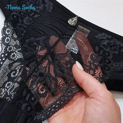 شورت زنانه لین مدل گیپوری کد 4681-717