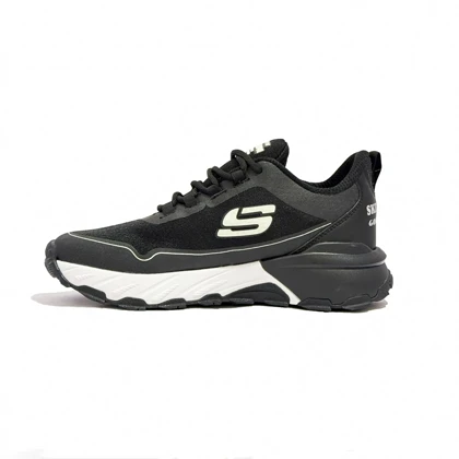 کتانی ورزشی باشگاه مردانه مدل اسکیچرز گودیر Skechers رنگ مشکی سفید کد 51503