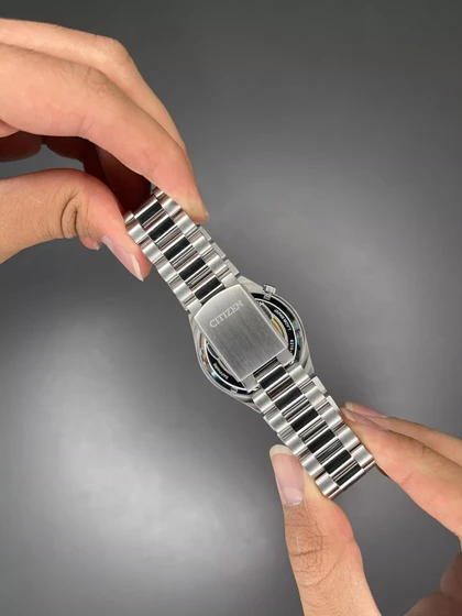 ساعت مچی سیتیزن سویوسا اتوماتیک بند سیلور صفحه تیفانی Citizen Tsuyosa