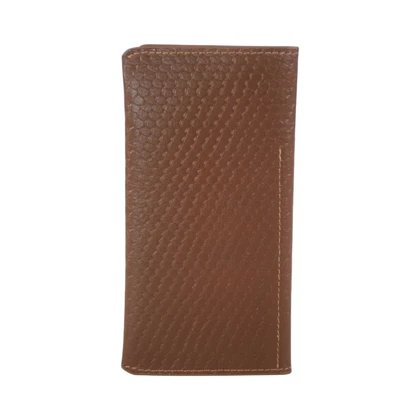 کیف پول چرمیران pd1064 عسلی حصیری پالتویی