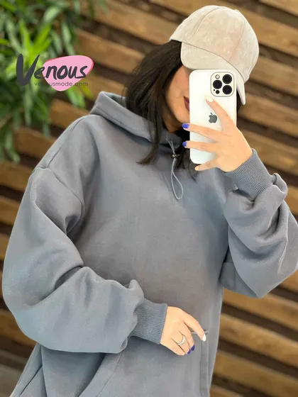 هودی کلاهدار ساده