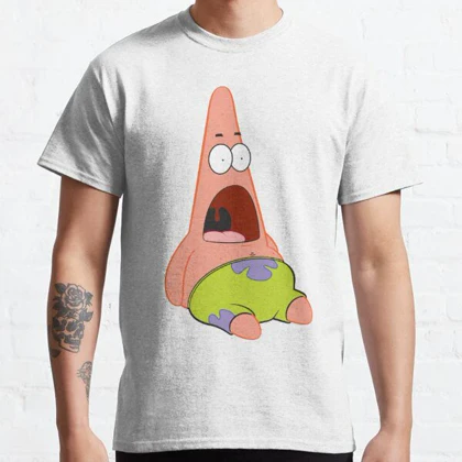 تیشرت Spongebob | تیشرت باب اسفنجی طرح Surprised Patrick کد 118143